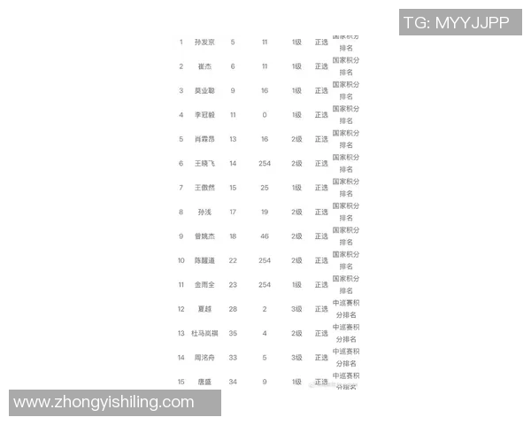 全国锦标赛积分榜更新北京网球队以59分稳居第一名